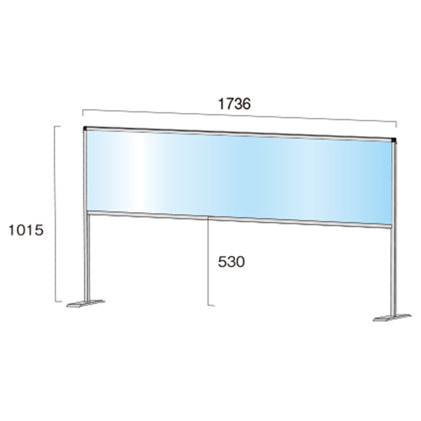 12台入り 】飛沫防止パーテーション クリア Lサイズ 61×46cm 日本の+